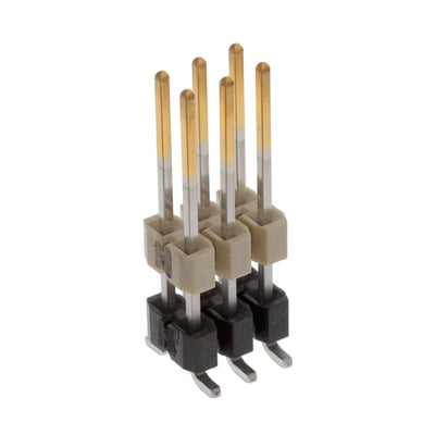HW-03-10-L-D-362-SM by Samtec Inc. - CONNECTOR HDR 6POS 0.1 STACK SMD GOLD