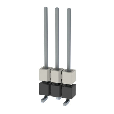 HW-03-10-T-S-250-SM by Samtec Inc. - CONNECTOR HDR 3POS 0.1 STACK SMD TIN