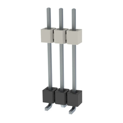 HW-03-10-T-S-665-SM by Samtec Inc. - CONNECTOR HDR 3POS 0.1 STACK SMD TIN