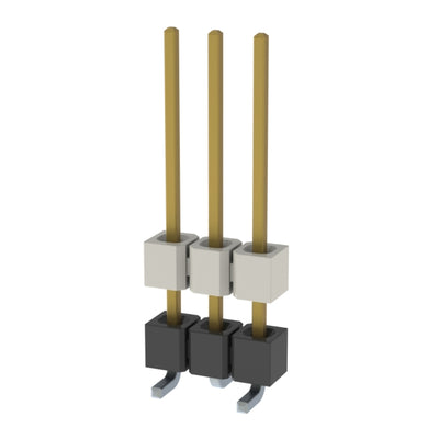HW-03-10-L-S-375-SM by Samtec Inc. - CONNECTOR HDR 3POS 0.1 STACK SMD GOLD