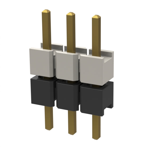 HW-03-08-G-S-266-132 by Samtec Inc. - CONNECTOR BRD STACK .100"" 3POS