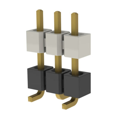 HW-03-08-H-S-325-SM by Samtec Inc. - CONNECTOR HDR 3POS 0.1 STACK SMD GOLD