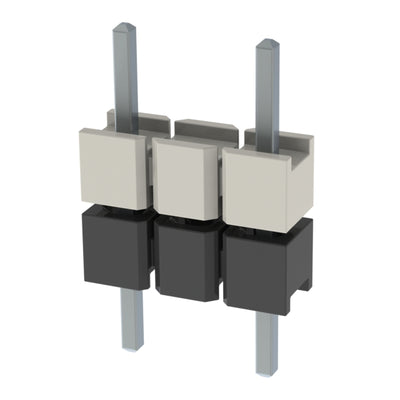 HW-03-17-T-S-260-130-002 by Samtec Inc. - CONNECTOR HDR 3POS 0.1 STACK T/H