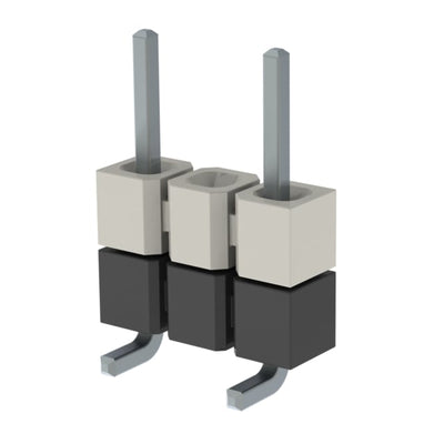 HW-03-16-T-S-262-SM-002 by Samtec Inc. - CONNECTOR HDR 3POS 0.1 STACK SMD TIN