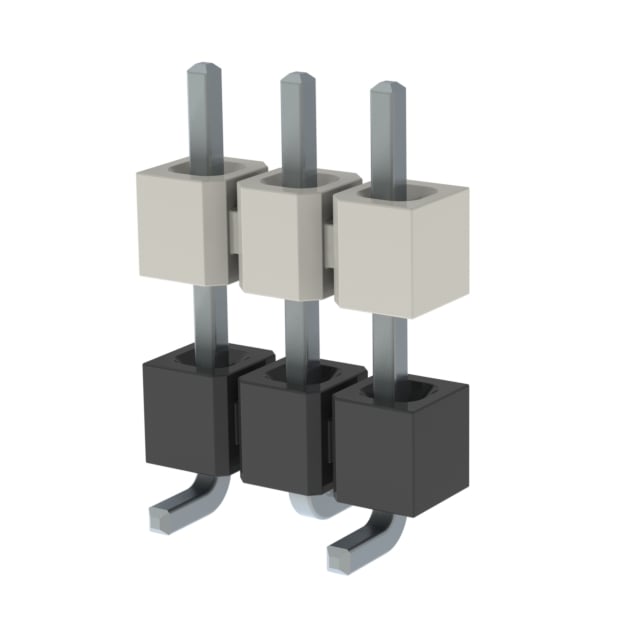 HW-03-08-T-S-380-SM by Samtec Inc. - CONNECTOR HDR 3POS 0.1 STACK SMD TIN
