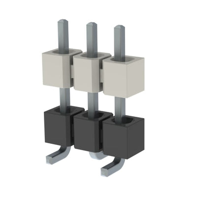 HW-03-08-T-S-342-SM by Samtec Inc. - CONNECTOR HDR 3POS 0.1 STACK SMD TIN
