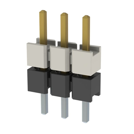 HW-03-17-S-S-280-100 by Samtec Inc. - CONNECTOR HDR 3POS 0.1 STACK T/H