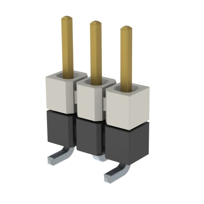 HW-03-08-F-S-250-SM by Samtec Inc. - CONNECTOR HDR 3POS 0.1 STACK SMD GOLD