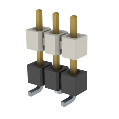 HW-03-17-S-S-350-SM by Samtec Inc. - CONNECTOR HDR 3POS 0.1 STACK SMD GOLD