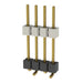 HW-04-10-G-S-590-SM by Samtec Inc. - CONNECTOR BRD STACK .100"" 4POS