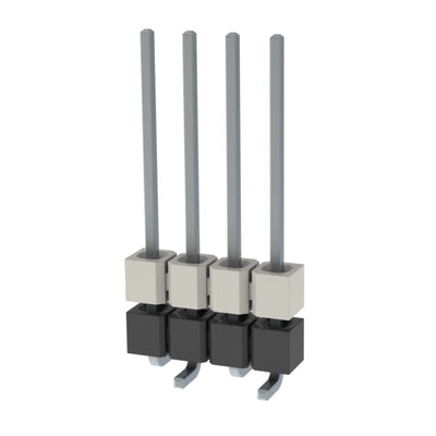 HW-04-10-T-S-250-SM by Samtec Inc. - CONNECTOR HDR 4POS 0.1 STACK SMD TIN