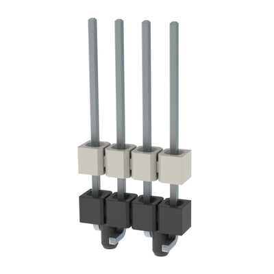 HW-04-10-T-S-300-SM-A by Samtec Inc. - CONNECTOR HDR 4POS 0.1 STACK SMD TIN