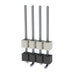 HW-04-10-T-S-314-SM by Samtec Inc. - CONNECTOR HDR 4POS 0.1 STACK SMD TIN