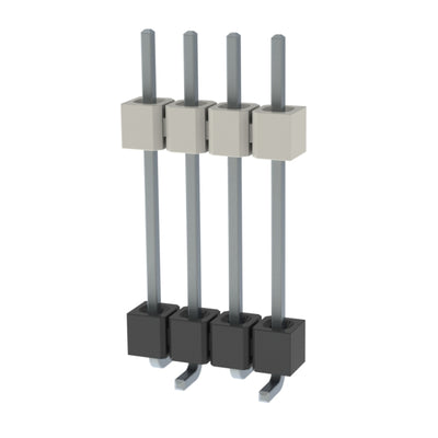 HW-04-10-T-S-640-SM by Samtec Inc. - CONNECTOR HDR 4POS 0.1 STACK SMD TIN