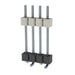 HW-04-10-T-S-640-SM by Samtec Inc. - CONNECTOR HDR 4POS 0.1 STACK SMD TIN