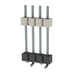 HW-04-10-T-S-630-SM by Samtec Inc. - CONNECTOR HDR 4POS 0.1 STACK SMD TIN