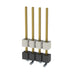 HW-04-10-F-S-375-SM by Samtec Inc. - CONNECTOR HDR 4POS 0.1 STACK SMD GOLD