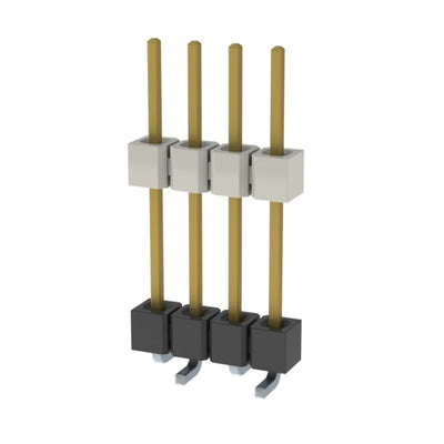 HW-04-10-F-S-560-SM by Samtec Inc. - CONNECTOR HDR 4POS 0.1 STACK SMD GOLD