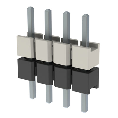 HW-04-07-T-S-240-110 by Samtec Inc. - CONNECTOR HDR 4POS 0.1 STACK T/H