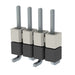HW-04-08-T-S-250-SM-A by Samtec Inc. - CONNECTOR HDR 4POS 0.1 STACK SMD TIN