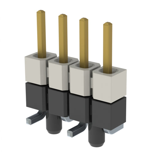 HW-04-17-F-S-250-SM-A by Samtec Inc. - CONNECTOR HDR 4POS 0.1 STACK SMD GOLD