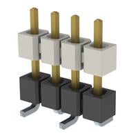 HW-04-08-S-S-354-SM by Samtec Inc. - CONNECTOR HDR 4POS 0.1 STACK SMD GOLD