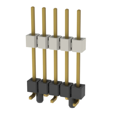 HW-05-10-H-S-500-SM-A by Samtec Inc. - CONNECTOR HDR 5POS 0.1 STACK SMD GOLD