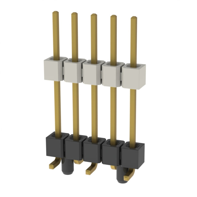 HW-05-10-H-S-500-SM-A by Samtec Inc. - CONNECTOR HDR 5POS 0.1 STACK SMD GOLD