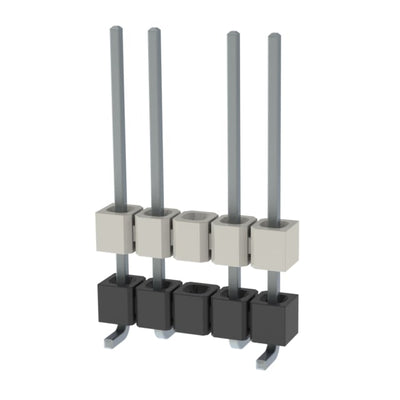 HW-05-10-T-S-375-SM-003 by Samtec Inc. - CONNECTOR HDR 5POS 0.1 STACK SMD TIN