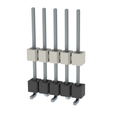 HW-05-10-T-S-484-SM by Samtec Inc. - CONNECTOR BRD STACK .100"" 5POS