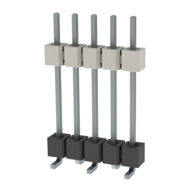 HW-05-10-T-S-630-SM by Samtec Inc. - CONNECTOR HDR 5POS 0.1 STACK SMD TIN