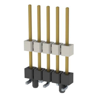HW-05-10-S-S-400-SM-A by Samtec Inc. - CONNECTOR HDR 5POS 0.1 STACK SMD GOLD