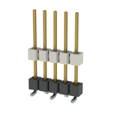 HW-05-10-L-S-495-SM by Samtec Inc. - CONNECTOR HDR 5POS 0.1 STACK SMD GOLD
