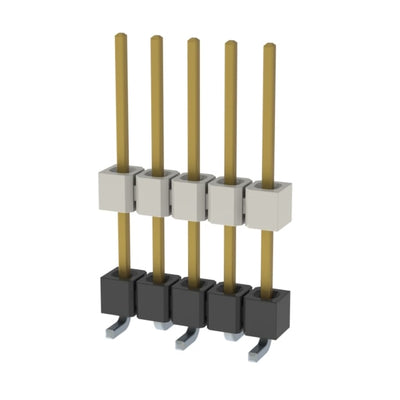 HW-05-10-S-S-400-SM by Samtec Inc. - CONNECTOR HDR 5POS 0.1 STACK SMD GOLD