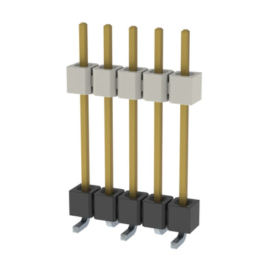HW-05-10-L-S-675-SM by Samtec Inc. - CONNECTOR HDR 5POS 0.1 STACK SMD GOLD