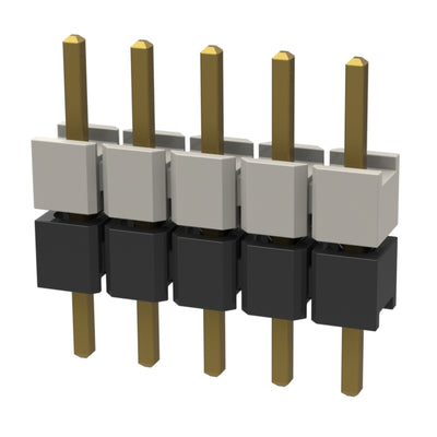 HW-05-08-G-S-275-110 by Samtec Inc. - CONNECTOR HDR 5POS 0.1 STACK T/H