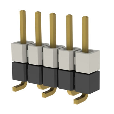 HW-05-16-G-S-250-SM by Samtec Inc. - CONNECTOR HDR 5POS 0.1 STACK SMD GOLD