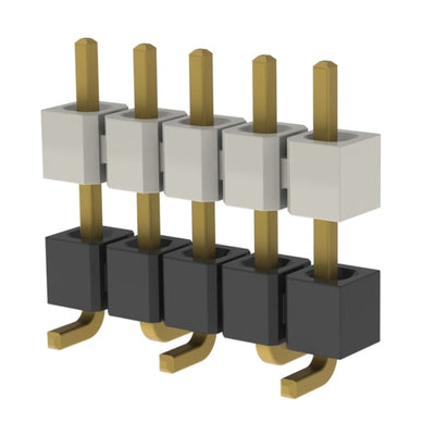 HW-05-08-G-S-375-SM by Samtec Inc. - CONNECTOR HDR 5POS 0.1 STACK SMD GOLD