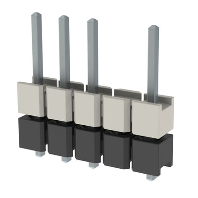 HW-05-08-T-S-205-075-002 by Samtec Inc. - CONNECTOR HDR 5POS 0.1 STACK T/H