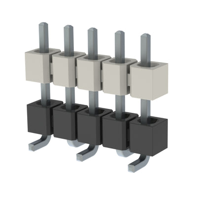 HW-05-17-TM-S-375-SM by Samtec Inc. - CONNECTOR HDR 5POS 0.1 STACK SMD TIN
