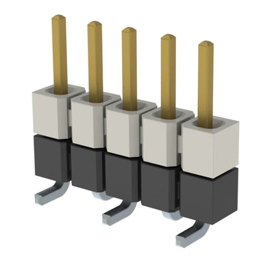 HW-05-16-F-S-250-SM by Samtec Inc. - CONNECTOR HDR 5POS 0.1 STACK SMD GOLD