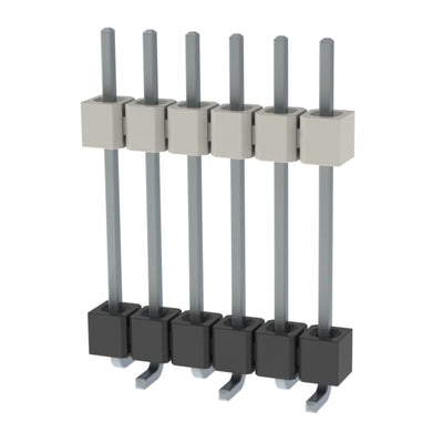 HW-06-10-T-S-650-SM by Samtec Inc. - CONNECTOR HDR 6POS 0.1 STACK SMD TIN