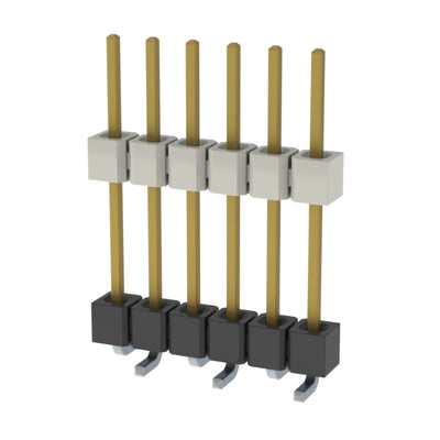 HW-06-10-F-S-590-SM by Samtec Inc. - CONNECTOR HDR 6POS 0.1 STACK SMD GOLD