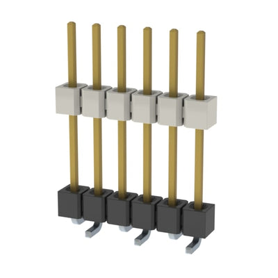 HW-06-10-F-S-560-SM by Samtec Inc. - CONNECTOR HDR 6POS 0.1 STACK SMD GOLD