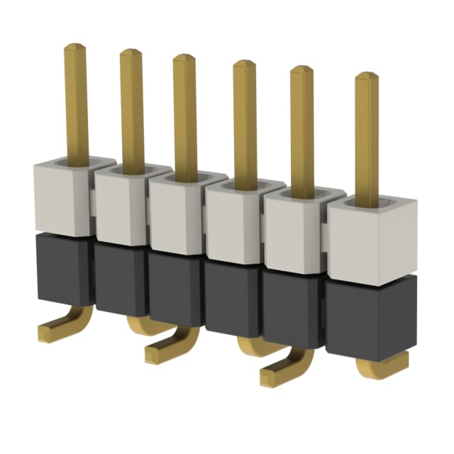 HW-06-17-G-S-250-SM by Samtec Inc. - CONNECTOR HDR 6POS 0.1 STACK SMD GOLD