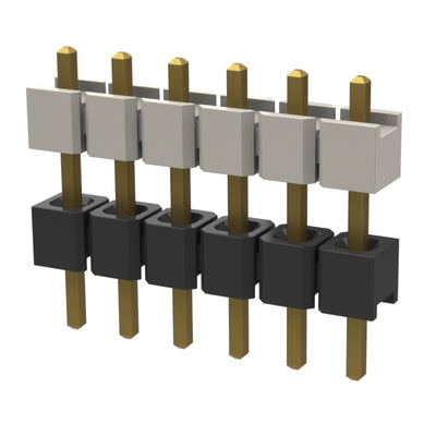 HW-06-08-G-S-320-110 by Samtec Inc. - CONNECTOR HDR 6POS 0.1 STACK T/H
