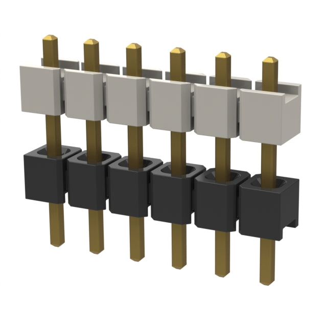 HW-06-08-G-S-320-110 by Samtec Inc. - CONNECTOR HDR 6POS 0.1 STACK T/H