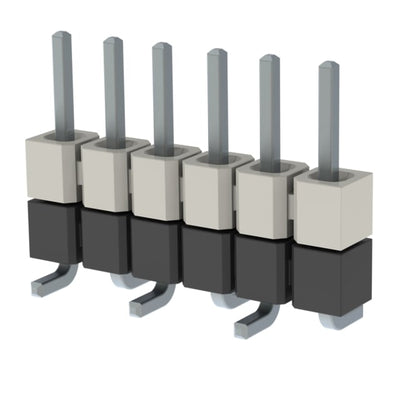 HW-06-16-T-S-290-SM by Samtec Inc. - CONNECTOR HDR 6POS 0.1 STACK SMD TIN