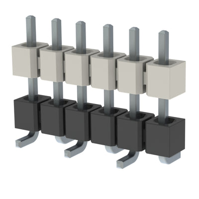 HW-06-17-T-S-300-SM by Samtec Inc. - CONNECTOR HDR 6POS 0.1 STACK SMD TIN