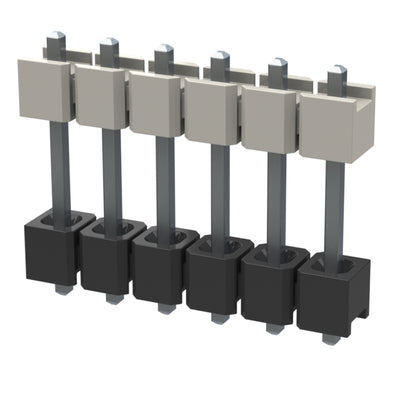HW-06-08-T-S-410-055 by Samtec Inc. - CONNECTOR HDR 6POS 0.1 STACK T/H